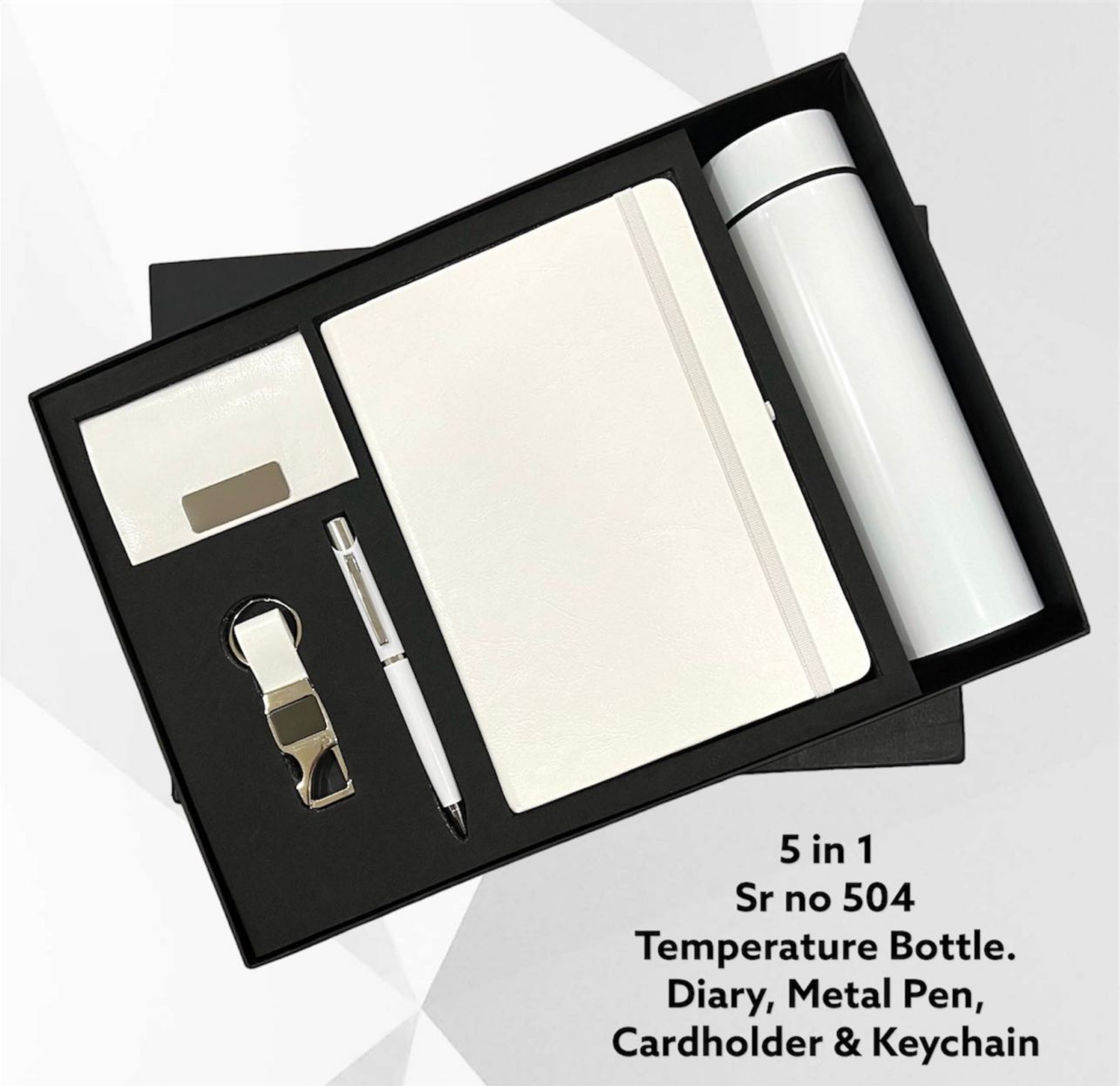 5 in 1 Premium Corporate Gift Set – White