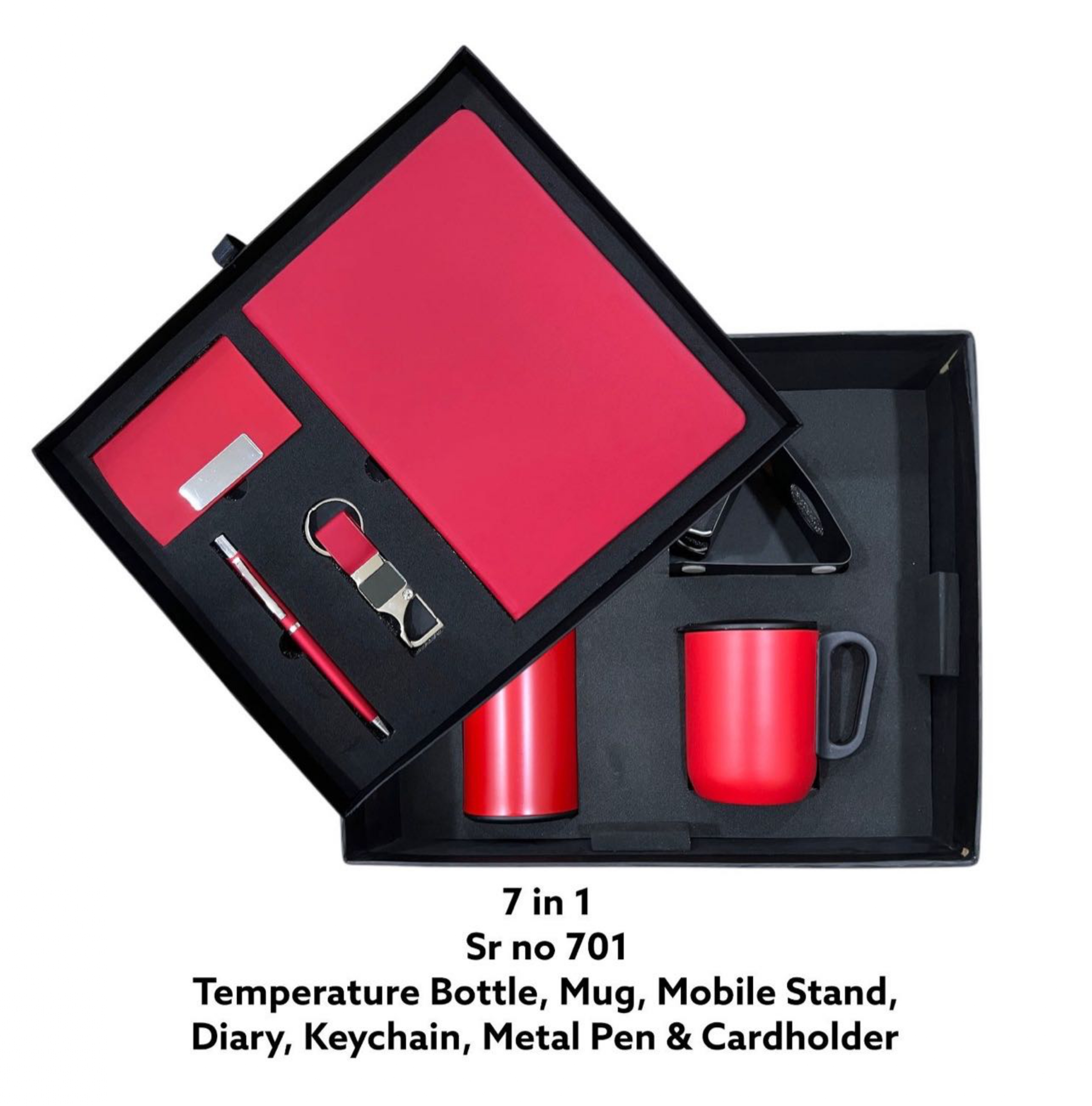 7 in 1 Corporate Gift Set – Red Edition