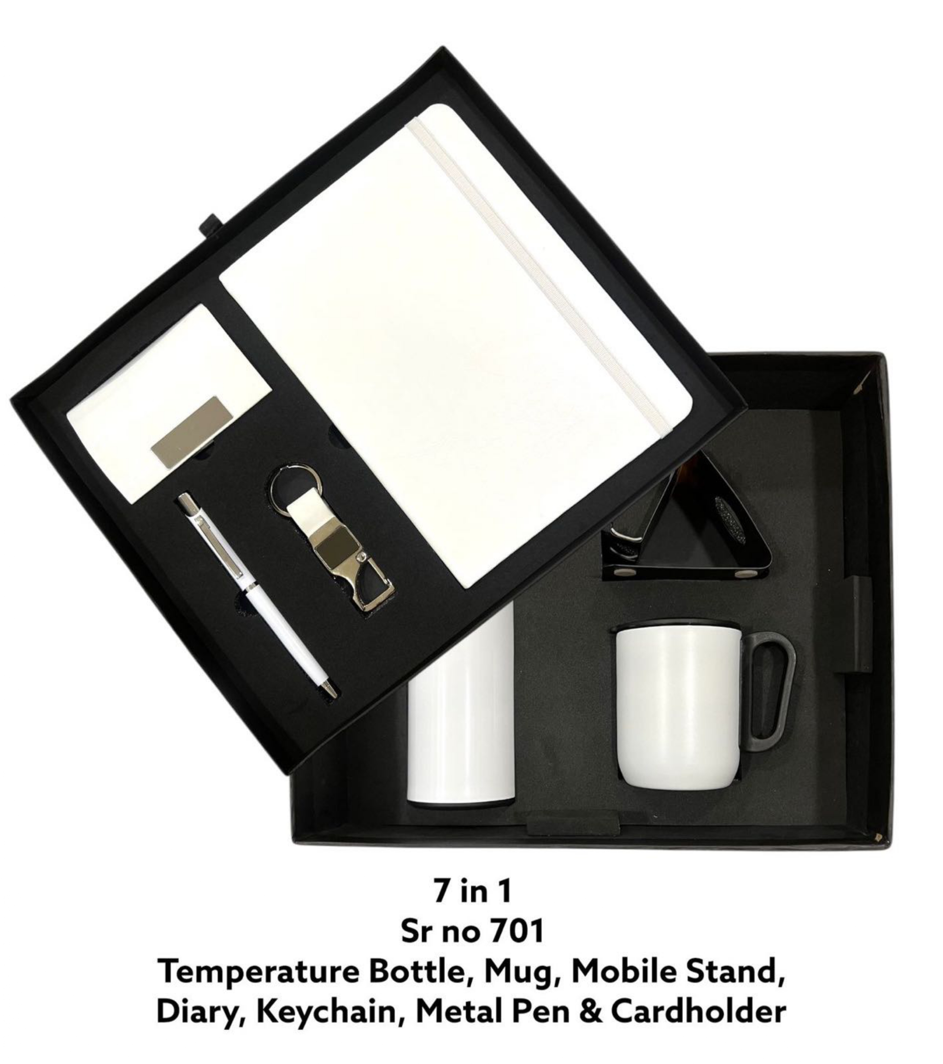 7 in 1 Corporate Gift Set – White Edition