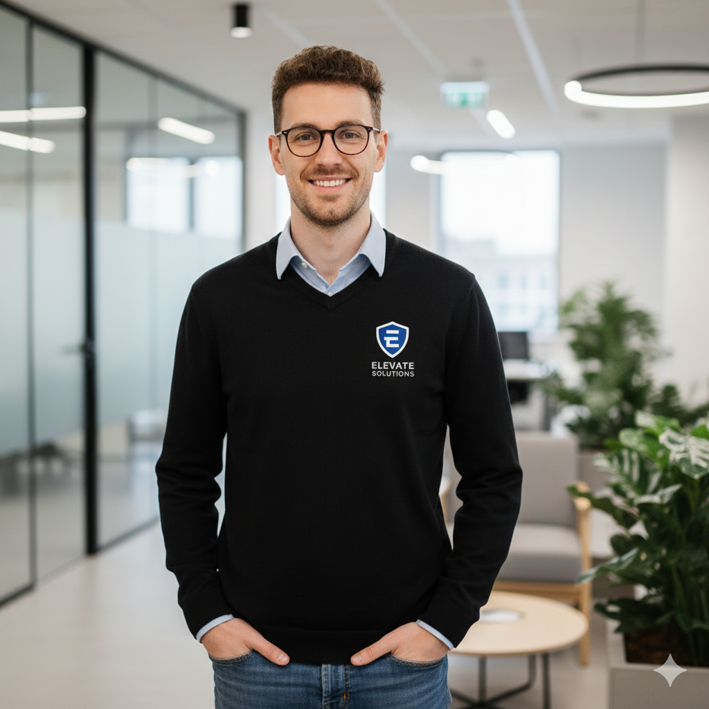 ELEVATE SOLUTIONS V-NECK SWEATER