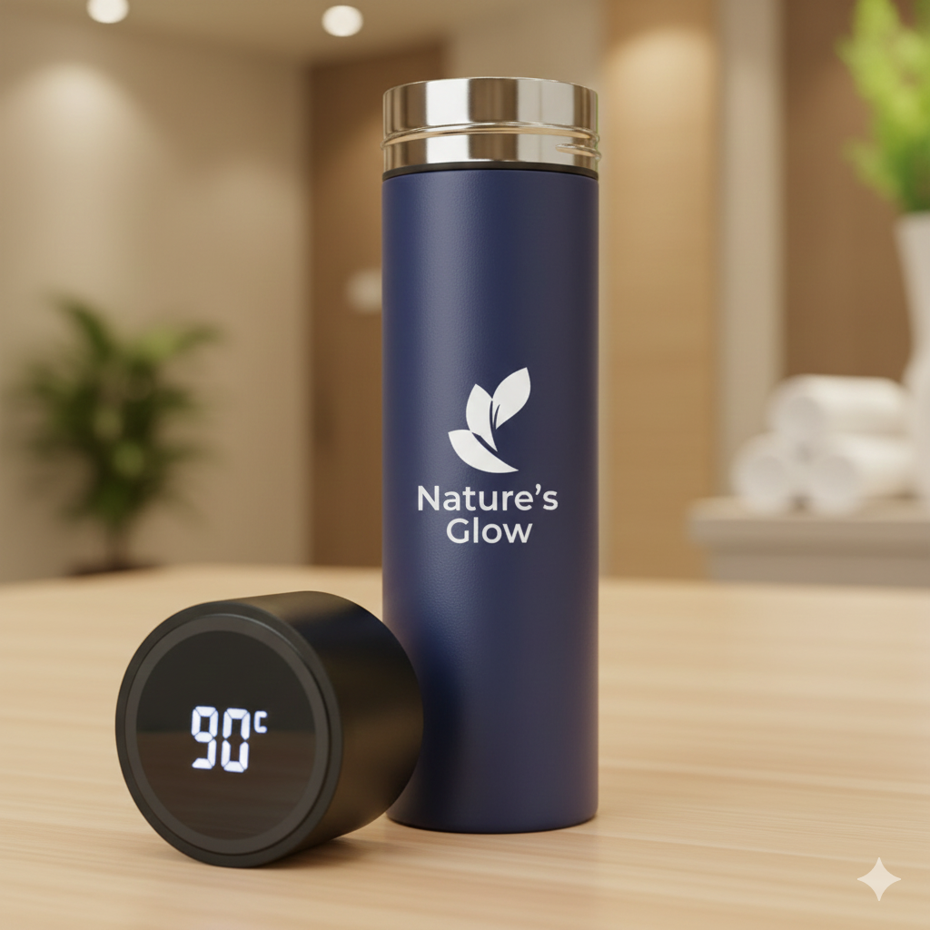 NATURE’S GLOW SMART THERMOS BOTTLE