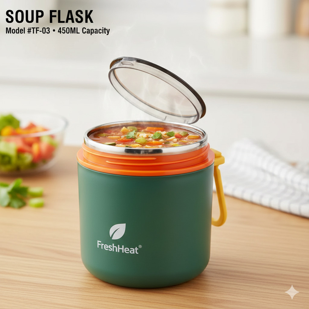 FRESHHEAT THERMAL SOUP FLASK