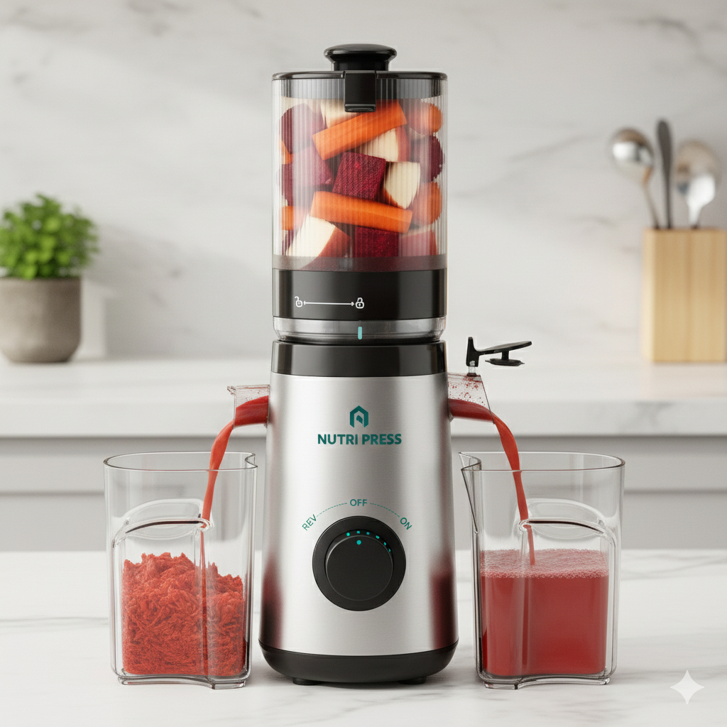  NUTRI PRESS DUAL-OUTLET SLOW JUICER
