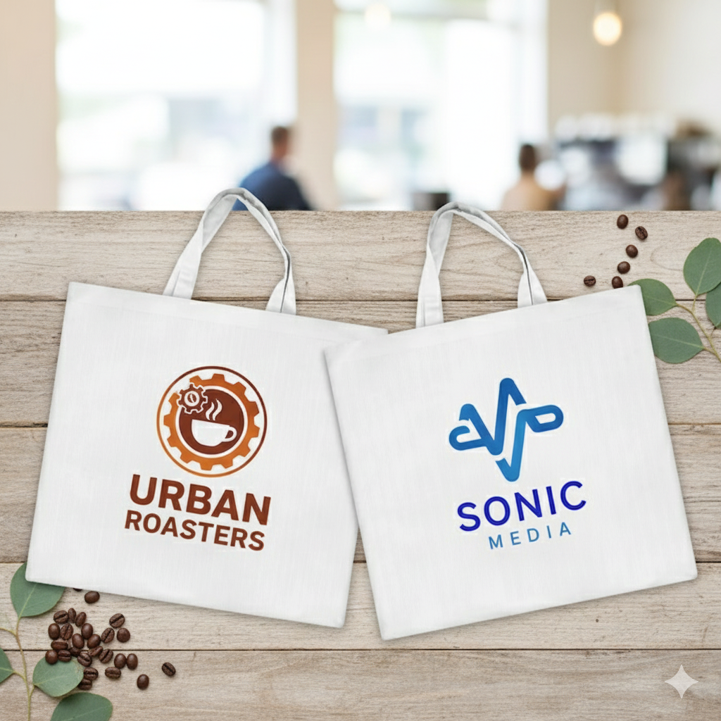 Urban Roasters & Sonic Media Shopper Totes