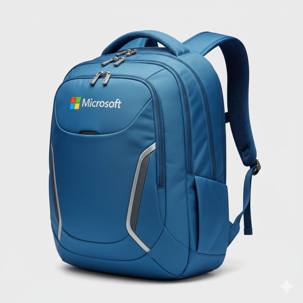 MICROSOFT TECHPRO BLUE LAPTOP BACKPACK