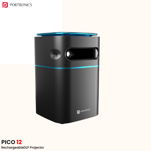 Portronics Pico 12 Rechargeable DLP Smart Projector