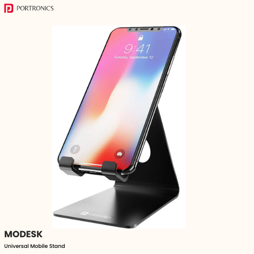 Portronics Modesk Universal Mobile Stand – Customizable Branding Edition