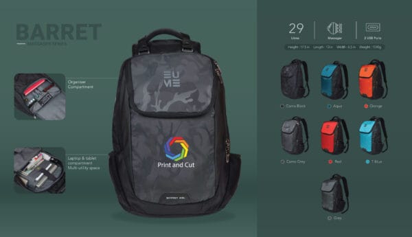EUME Barret 29L Massager Backpack