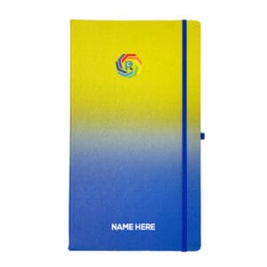 Note Book And Dairy Yellow Blue