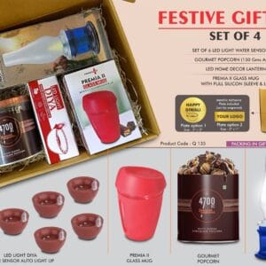 Premium Diwali Mug  Gifts 4 Sets