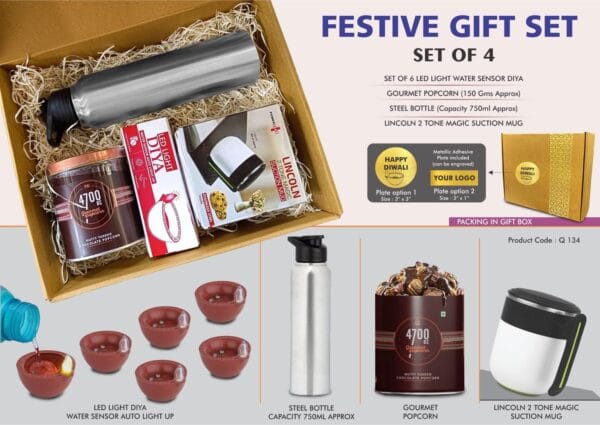 Premium Diwali Bottle Gifts 4 Sets