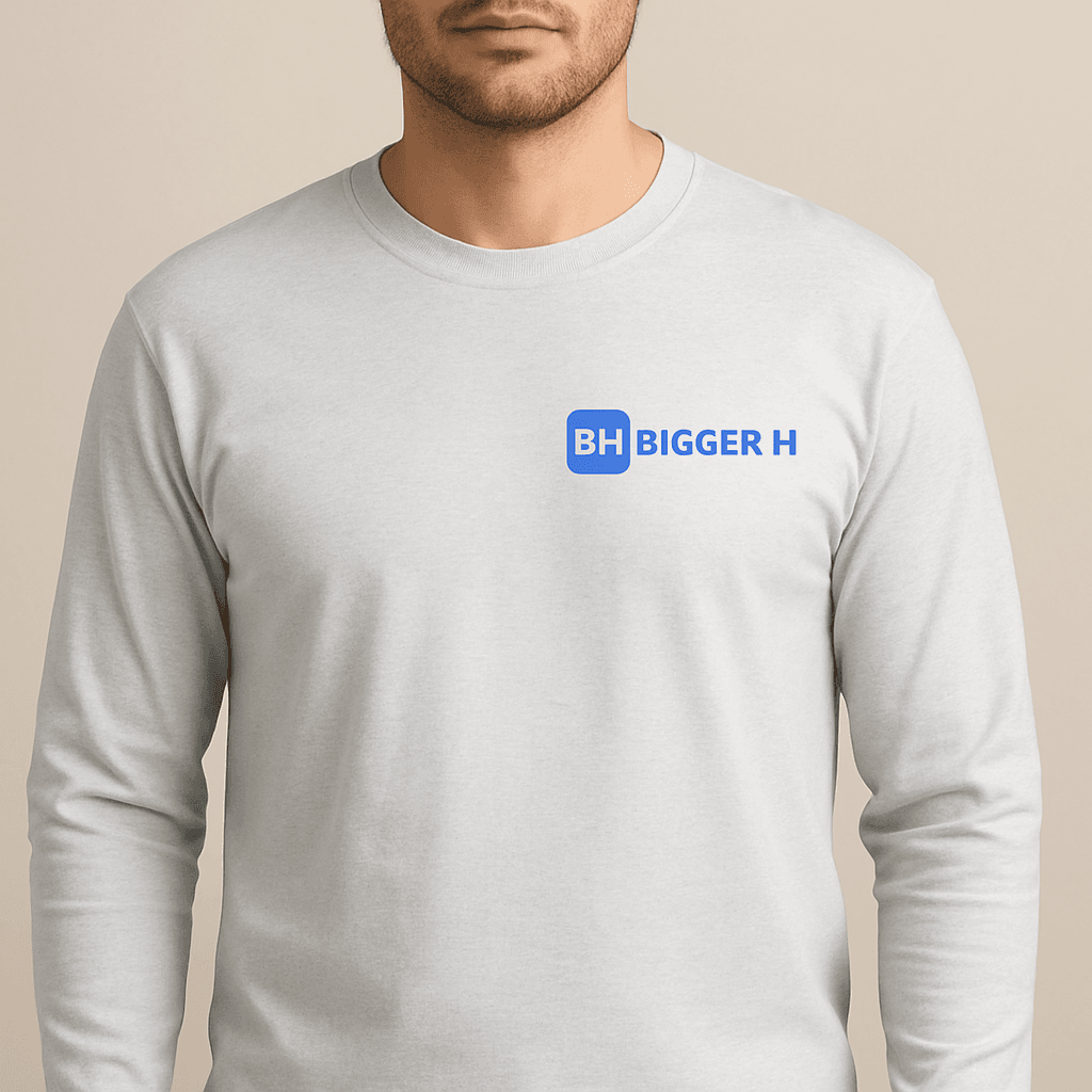 Long Sleeve Round Neck T-Shirts - Full sleeve corporate t-shirts for winter uniforms
